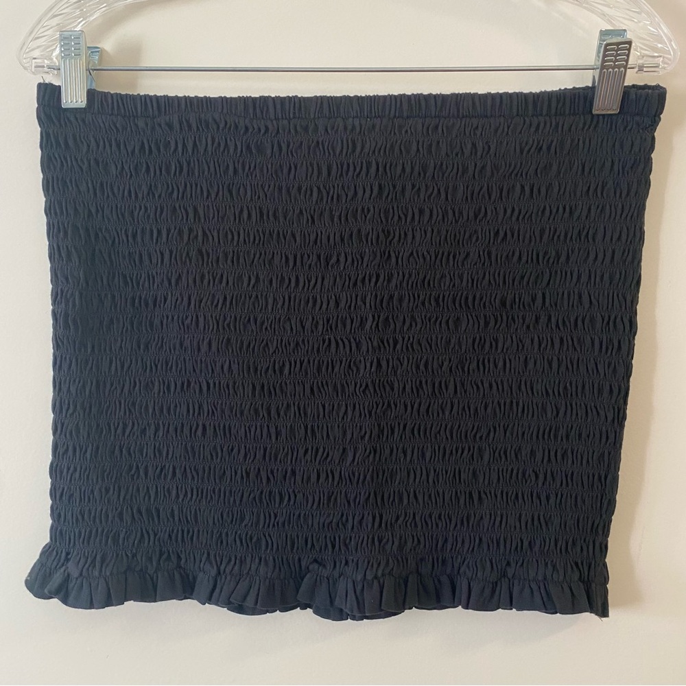J.Crew Broken-in Jersey Strapless Smocked Tube Top, Size Large NWT